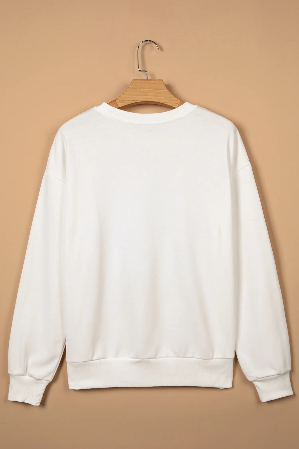 White HOLLY JOLLY Gingham Letter Graphic Plus Size Christmas Sweatshirt