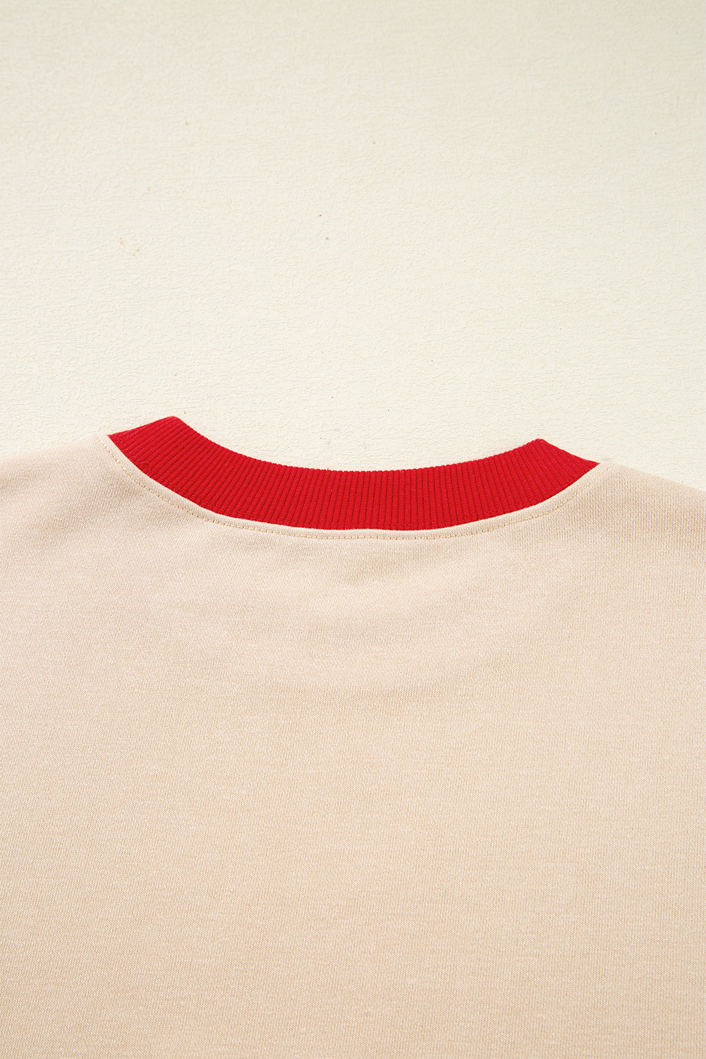 GAME DAY Letter Graphic Varsity Striped Baggy Sweatshirt - eAura