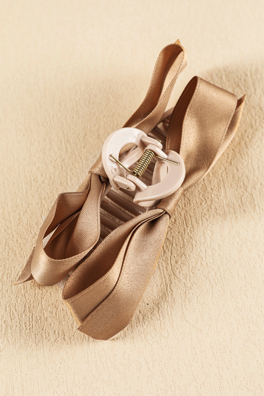 Red Ribbon Bow Decor Hair Clip - eAura