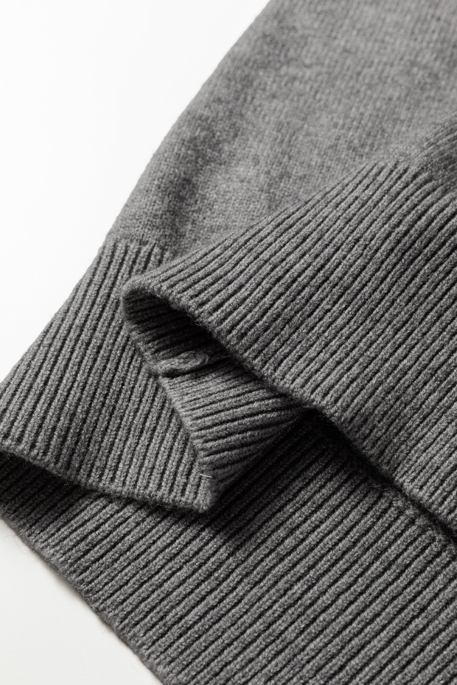 Lace Trim Sweater Patchwork Buttoned Cuffs Loose Sweater - eAura