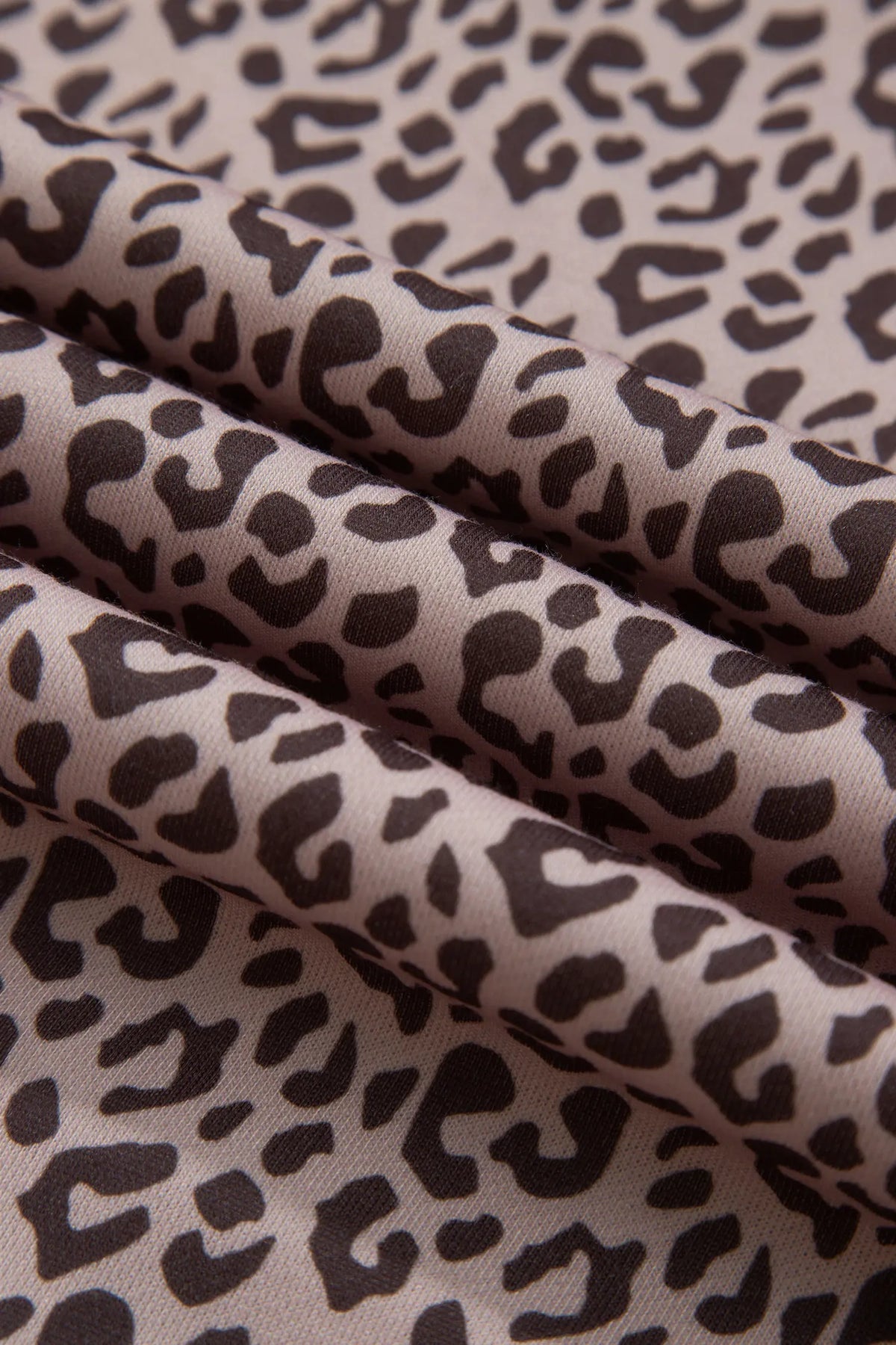 Leopard Print Elastic Waist Ankle Length Pants – Khaki