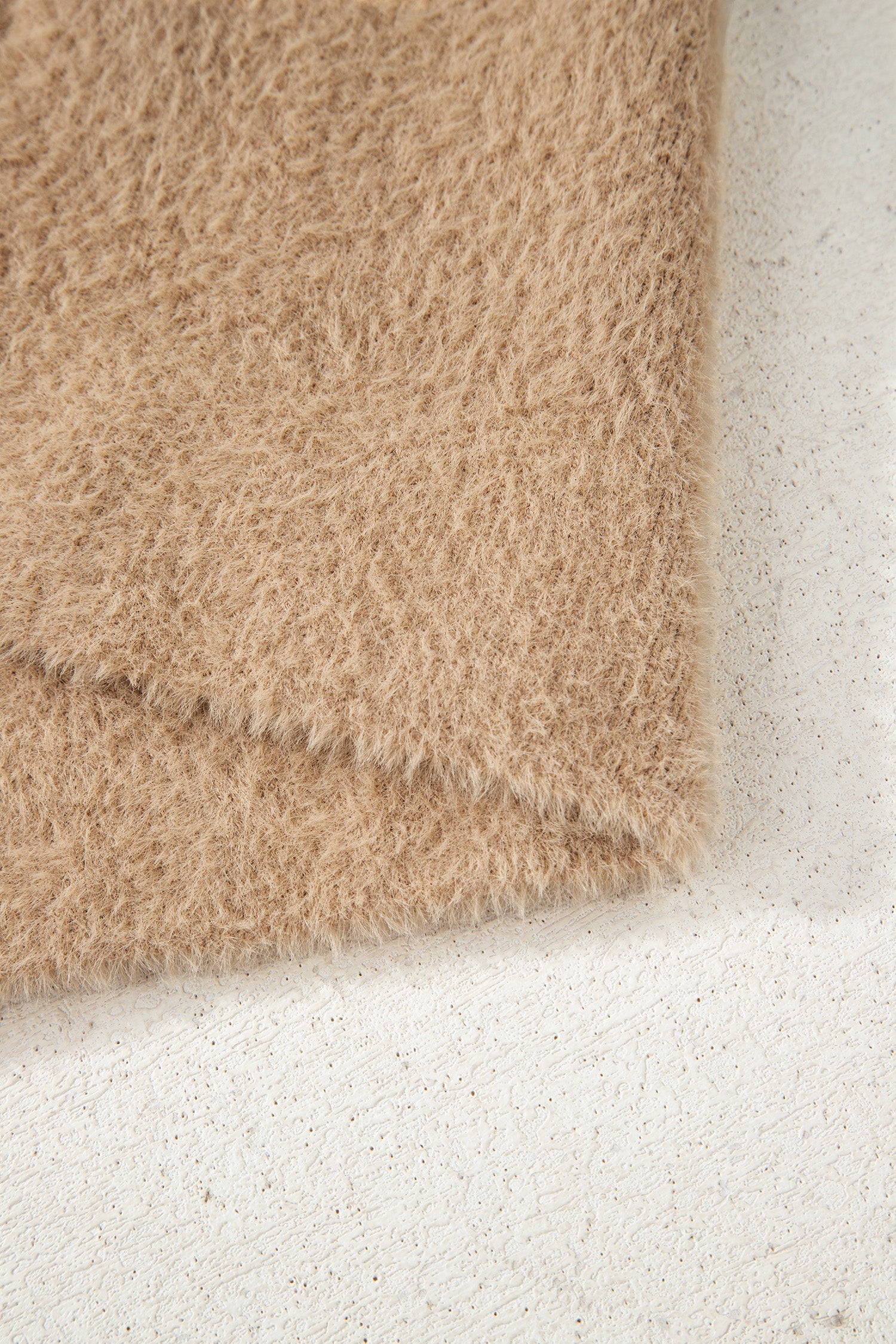 Fuzzy Buttoned Front Midi Cardigan - eAura