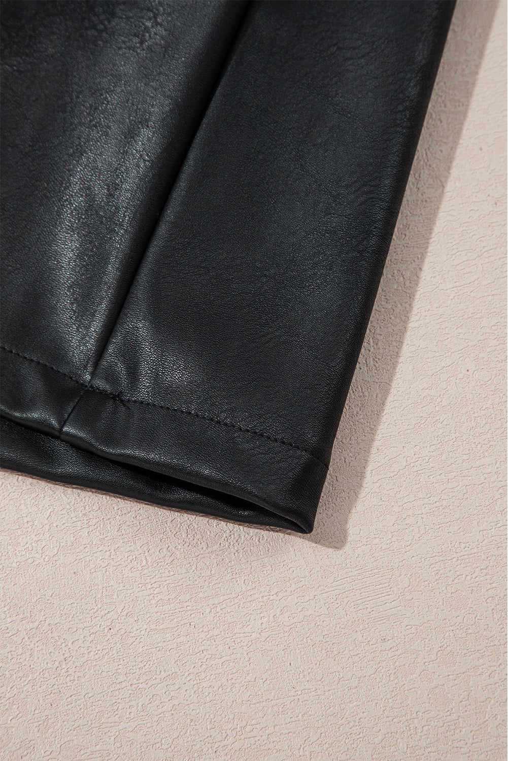 Black Faux Leather Sleeveless Mini Dress Dear-Lover Dropshipping