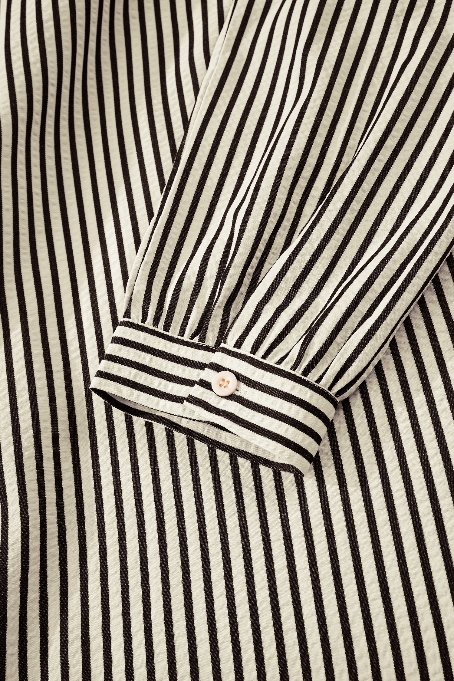 Striped V-Neck Zip Front Midi Dress - eAura