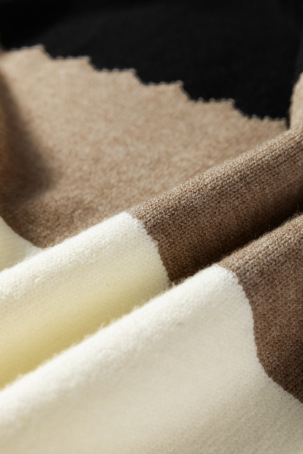 Crew Neck Drop Shoulder Sweater - eAura