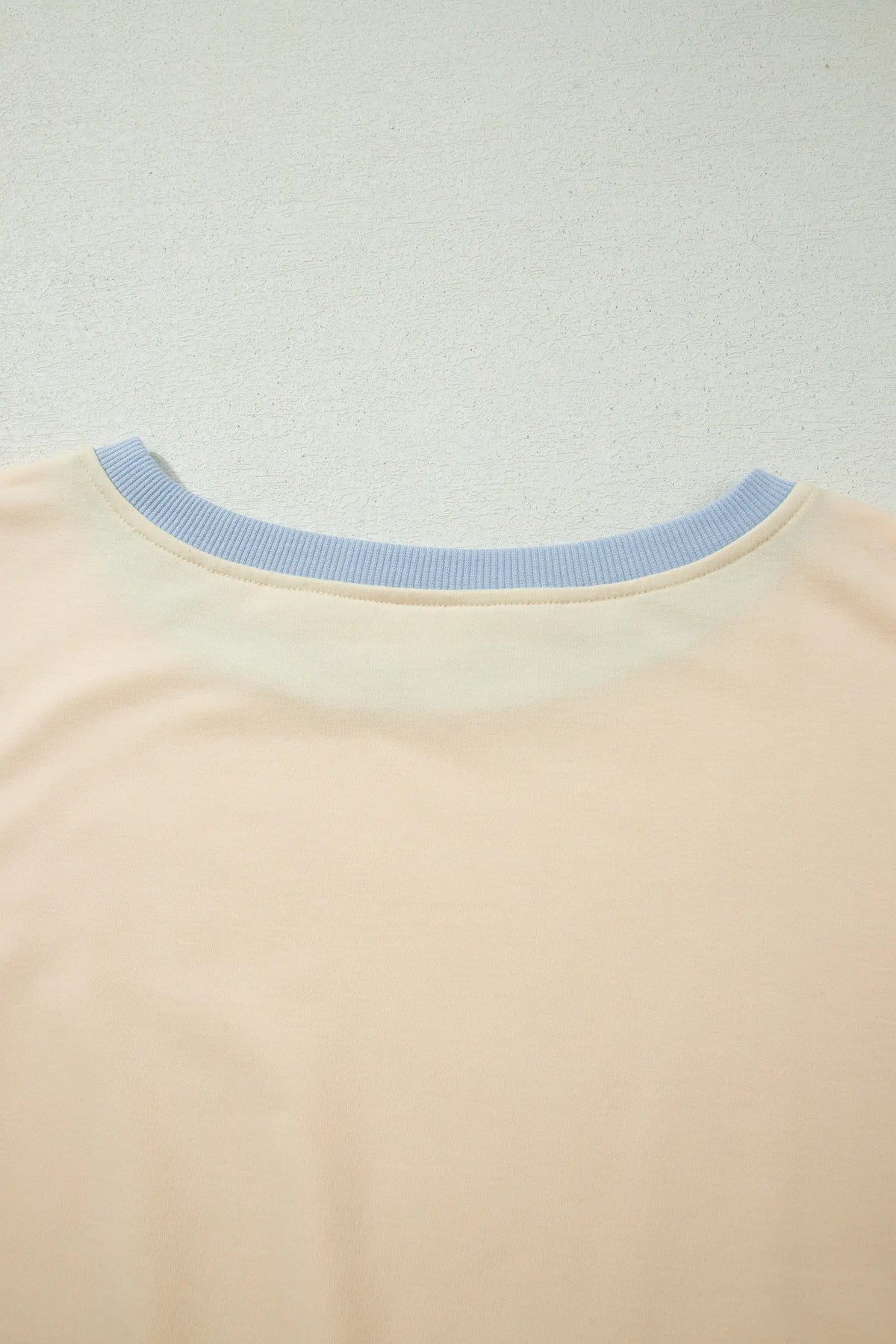 Apricot Colourblock Edge Drop Shoulder T Shirt and Skort 2Pcs Set – Beige