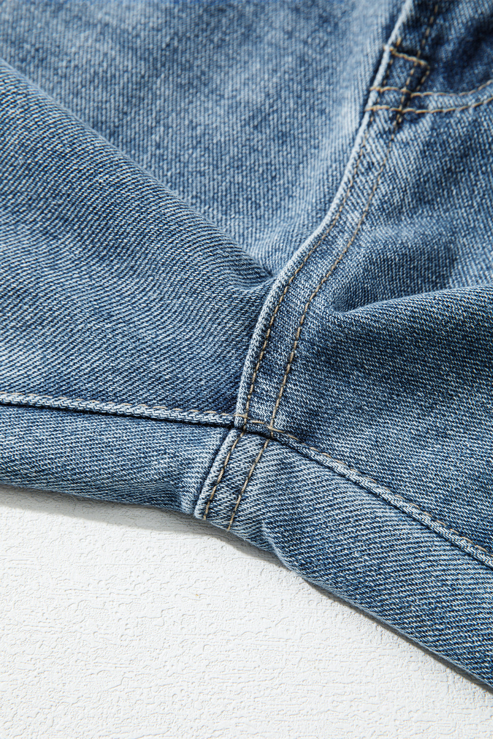 Embroidered Cropped Wide Leg High Waist Jeans - eAura