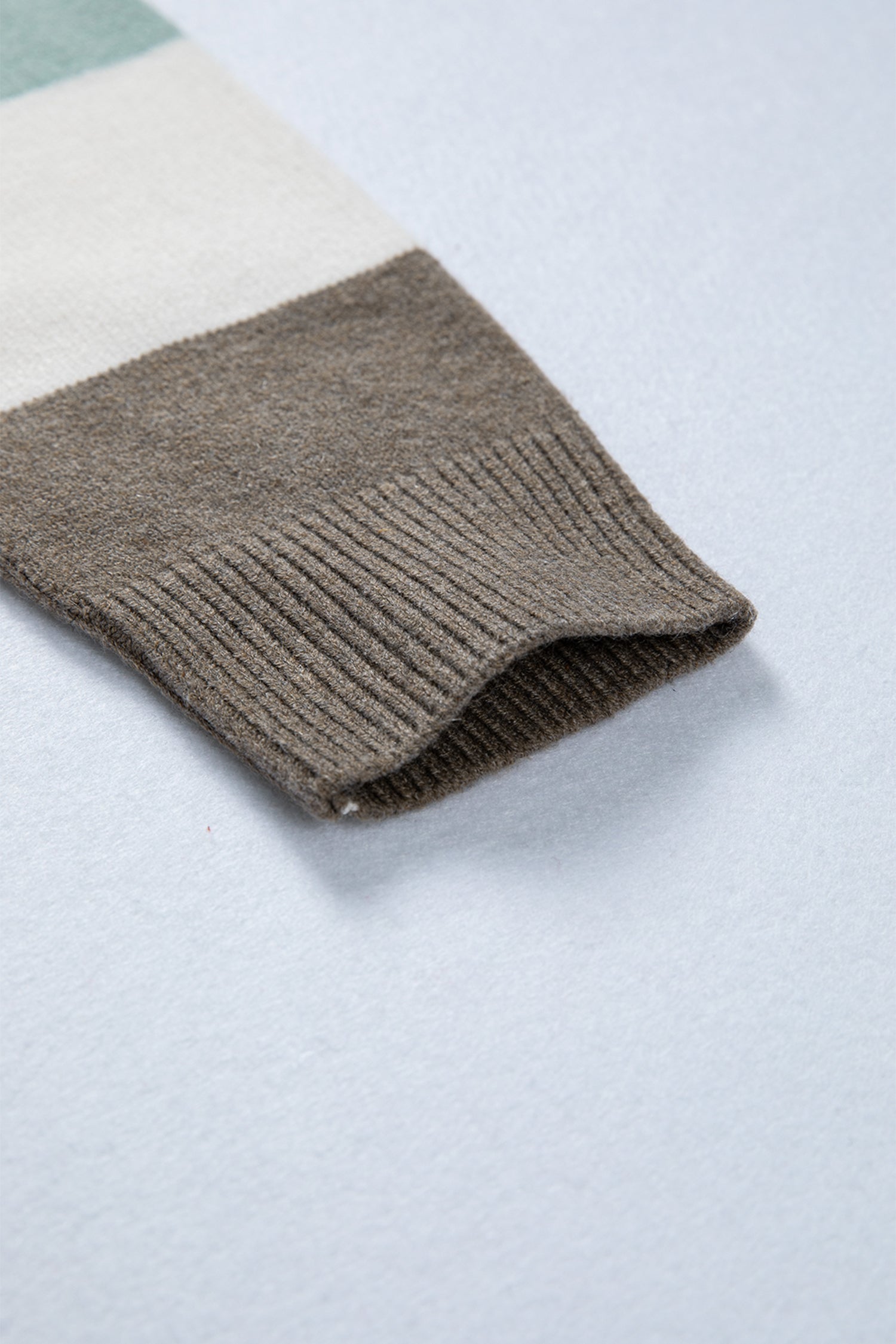 Striped Knit Drop Shoulder Sweater - Sweaters & Cardigans/Sweaters