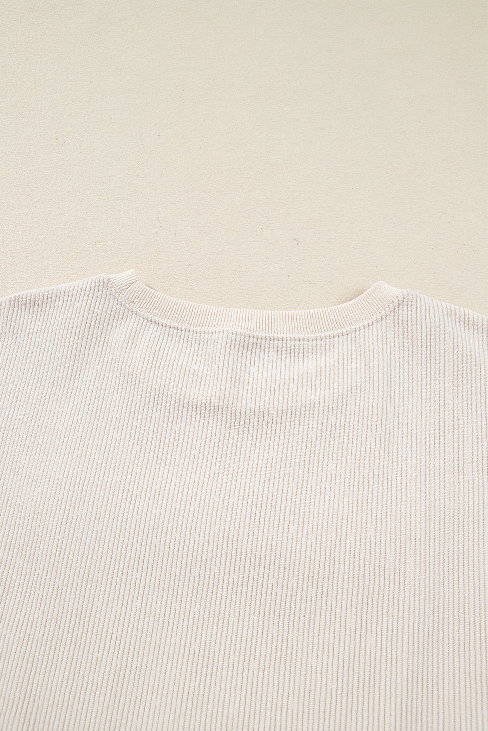 Merry Little Thing Corded Letter Graphic Ribbed Loose Sweatshirt - Tops/Sweatshirts & Hoodies