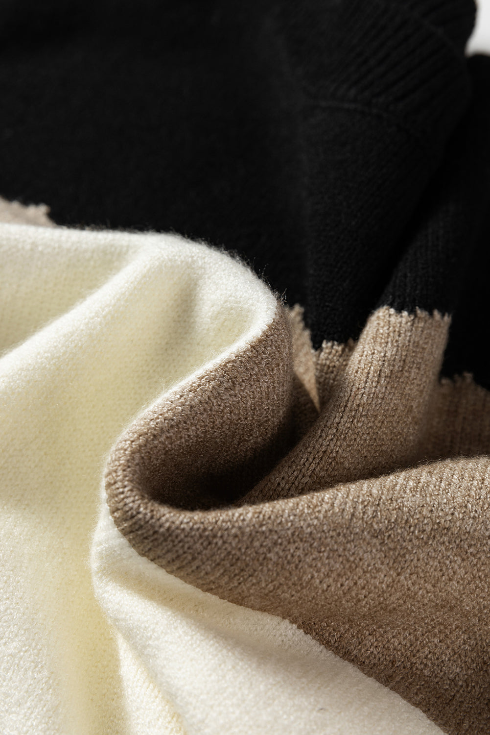 Crew Neck Drop Shoulder Sweater - eAura