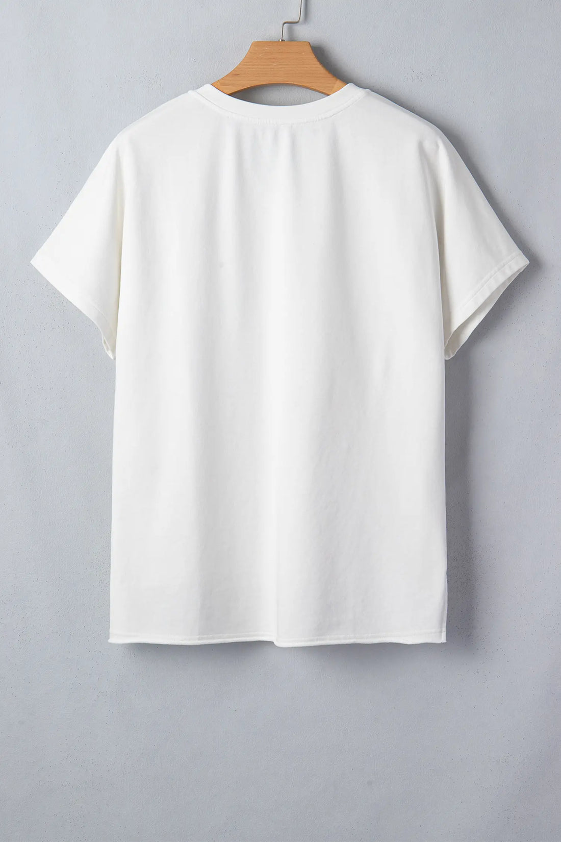 Star Patched Mineral Washed Notched Neck Tee