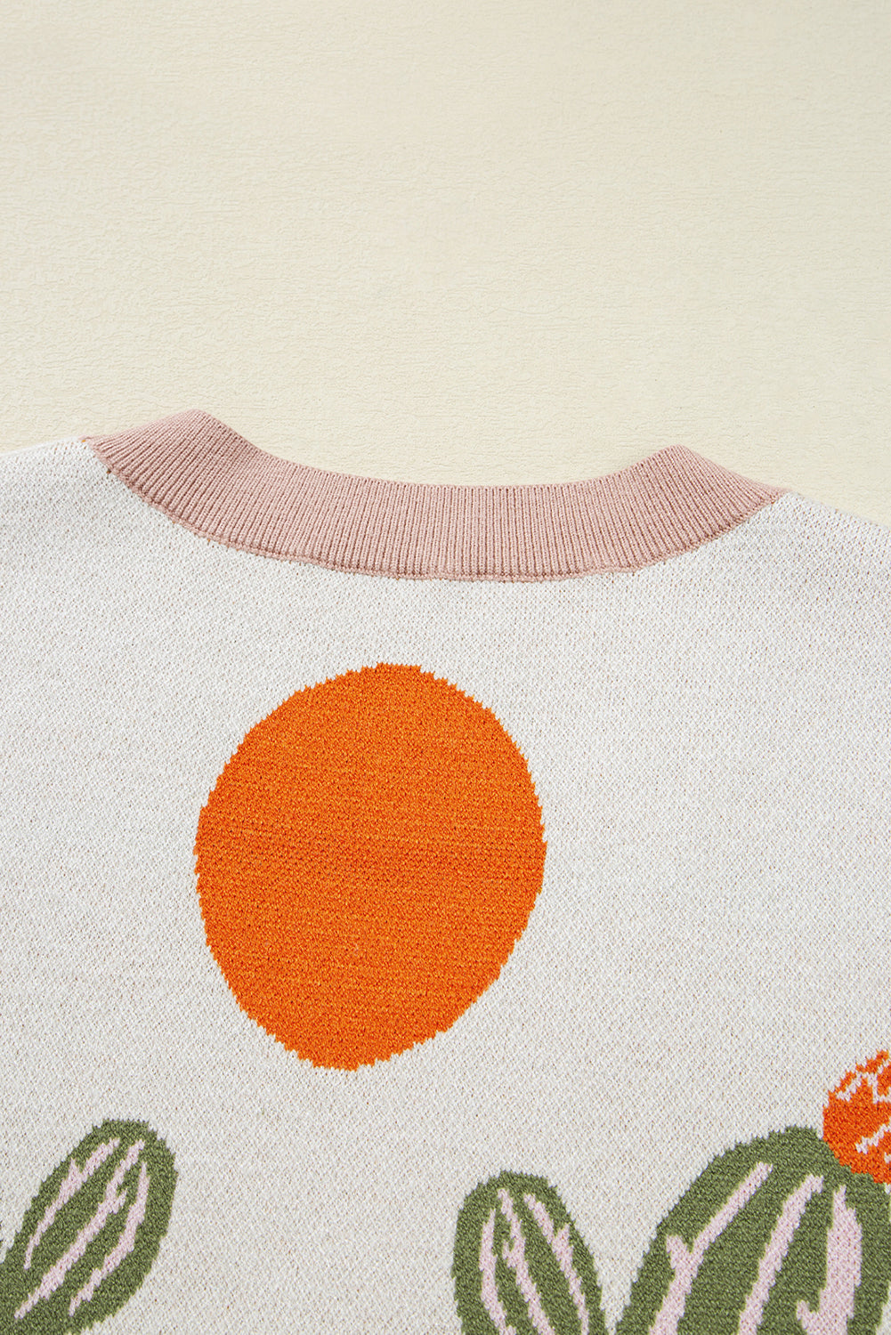 Desert Cactus Buttoned Front Knit Cardigan Dear-Lover Dropshipping