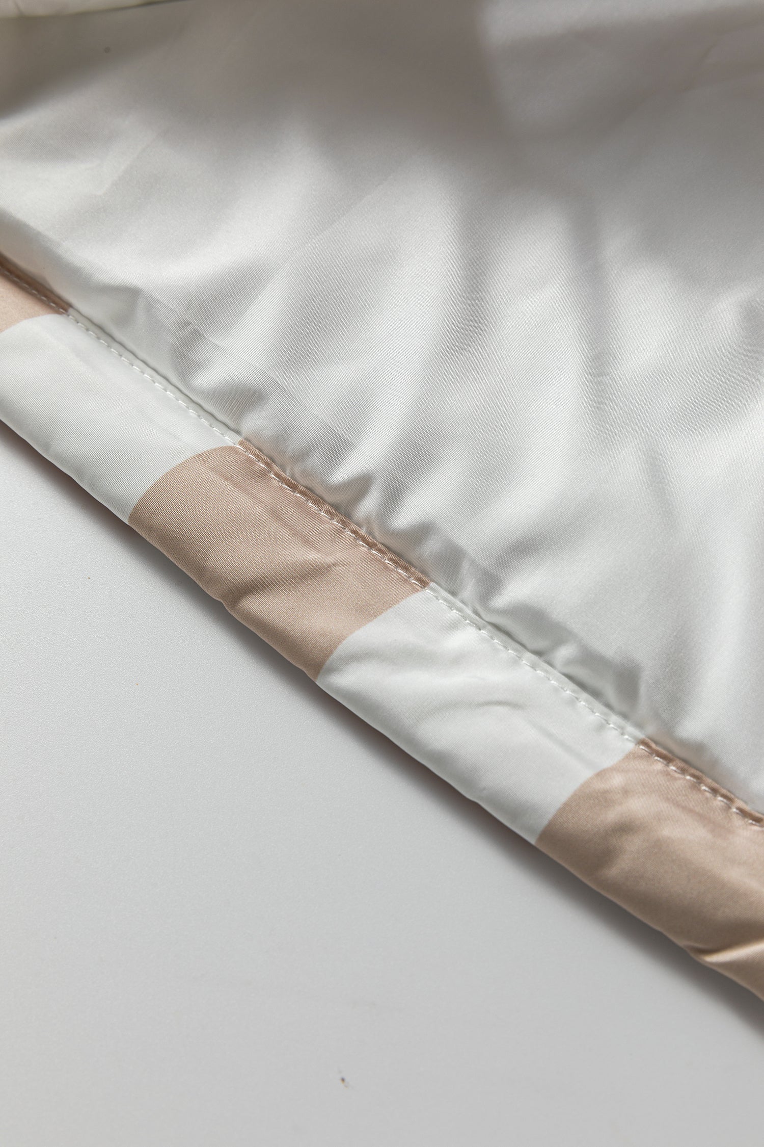 Contrast Plaid Quilted Button Zip-Up Vest - eAura