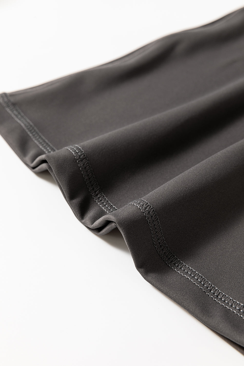 Dark Grey V Shape High Waist Flared Leggings BB Fashion Outlet