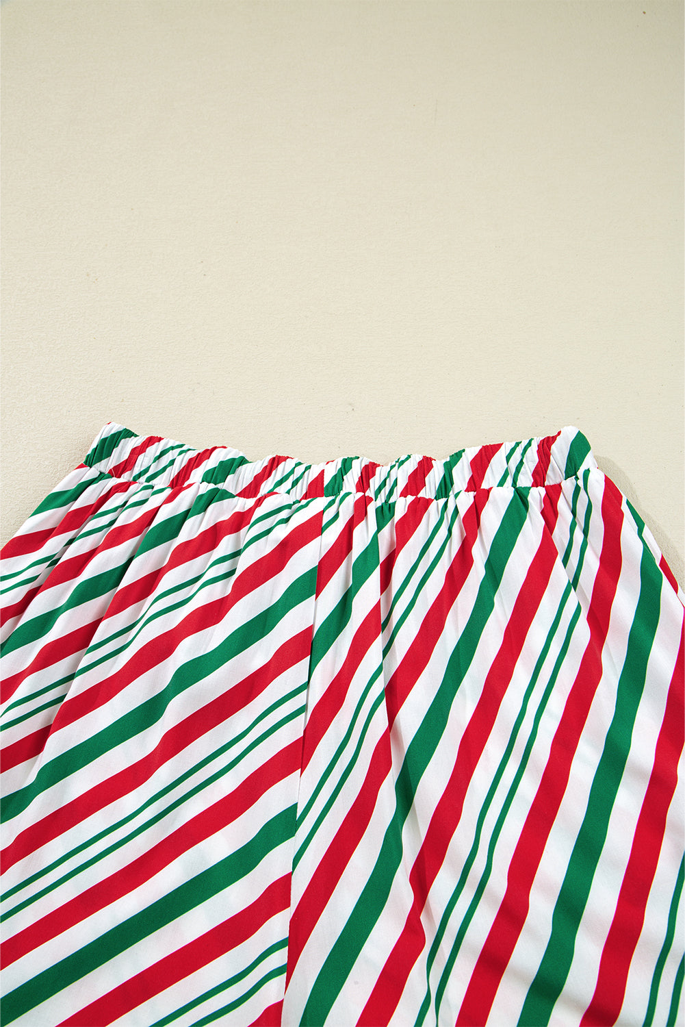 Green Stripe Christmas Pyjama Set - eAura