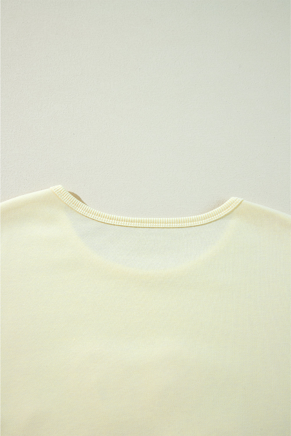 Tinsel Flower Dropped Puff Sleeve Sweatshirt