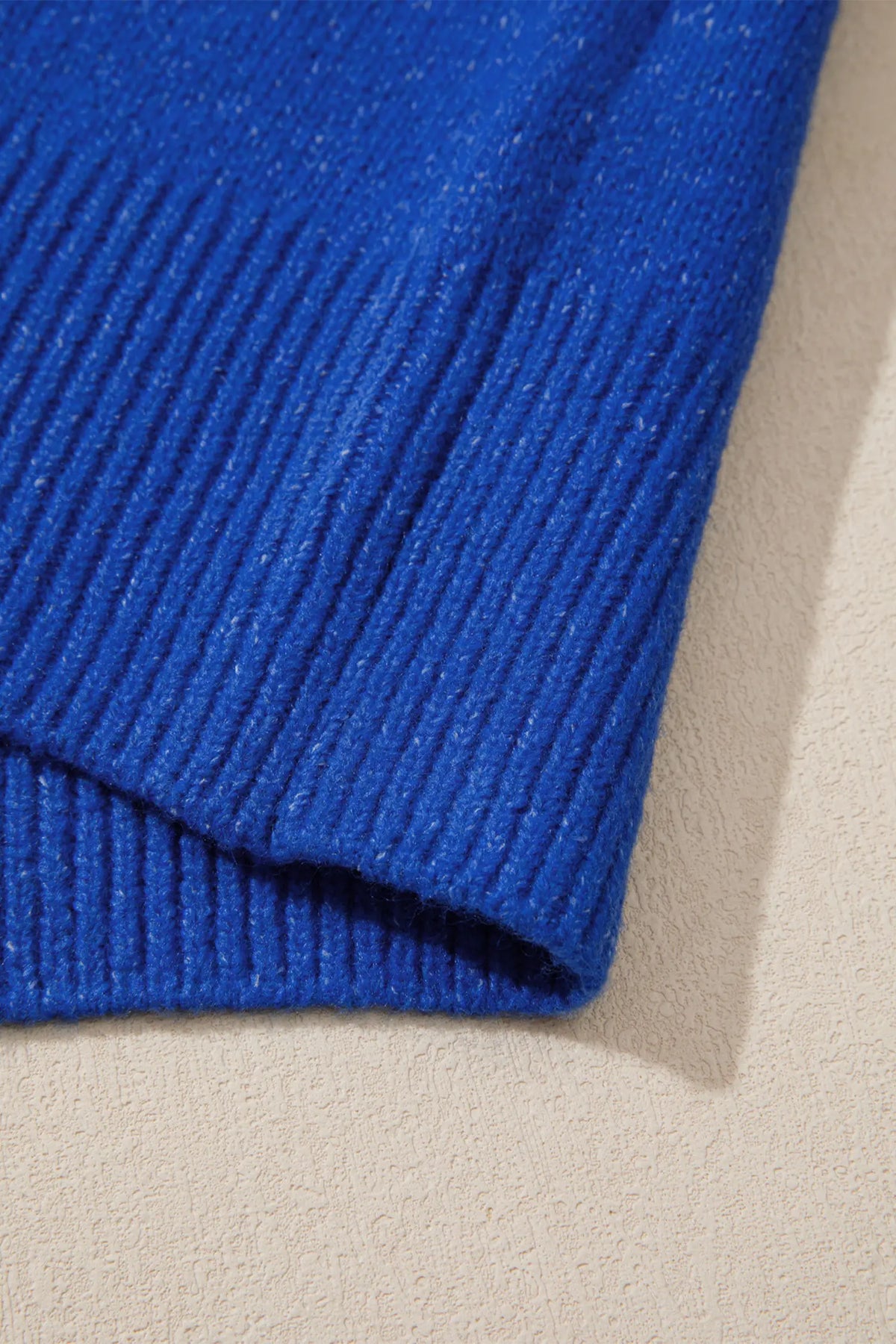 Drop Shoulder Long Sleeve Sweater – Sky Blue