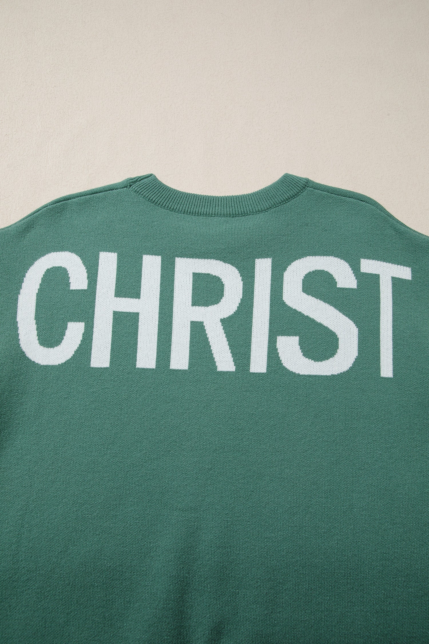 HO MERRY CHRISTMAS Drop Shoulder Loose Sweater - Sweaters & Cardigans/Sweaters