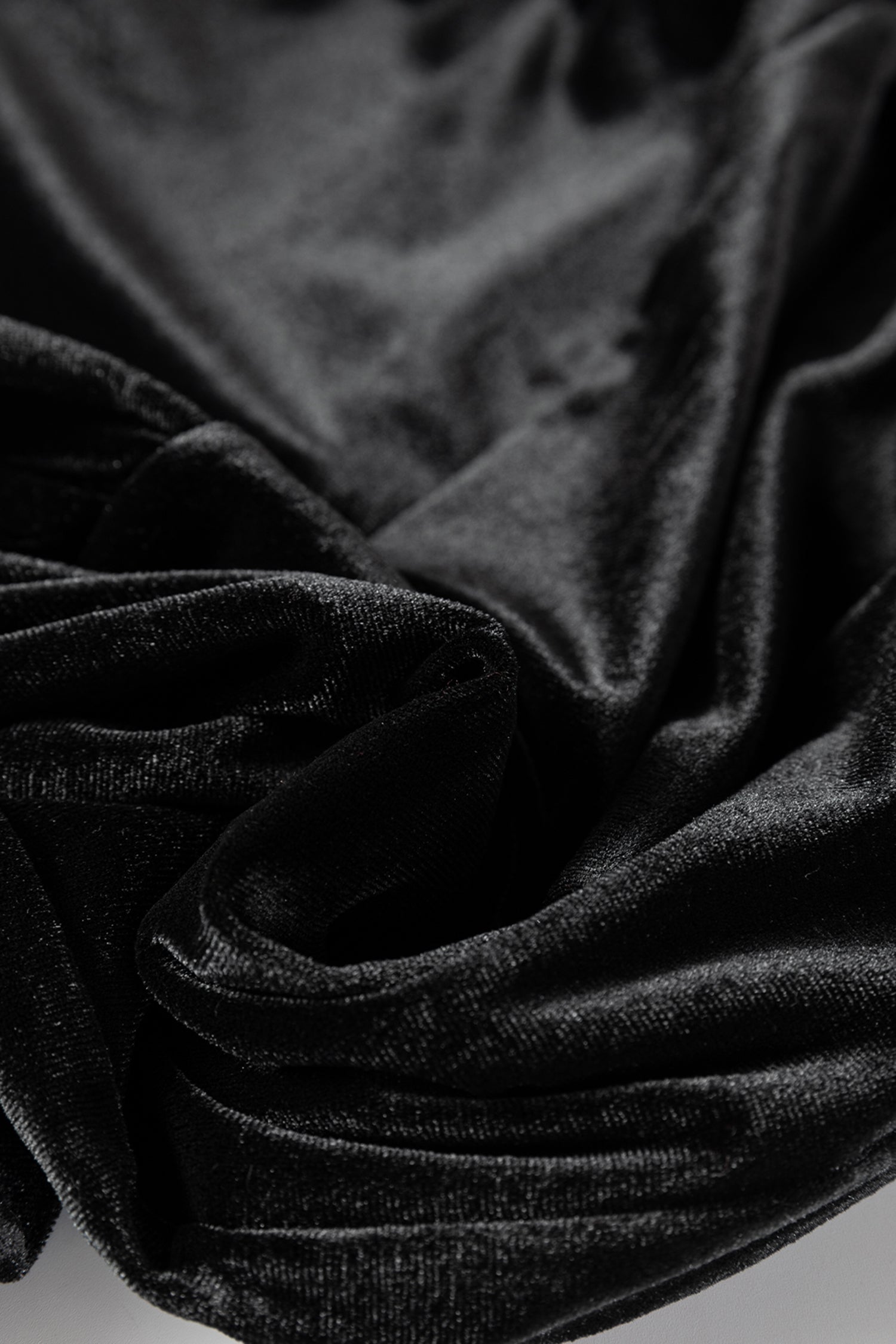 Velvet Drawstring High Waist Straight Leg Casual Trousers - eAura