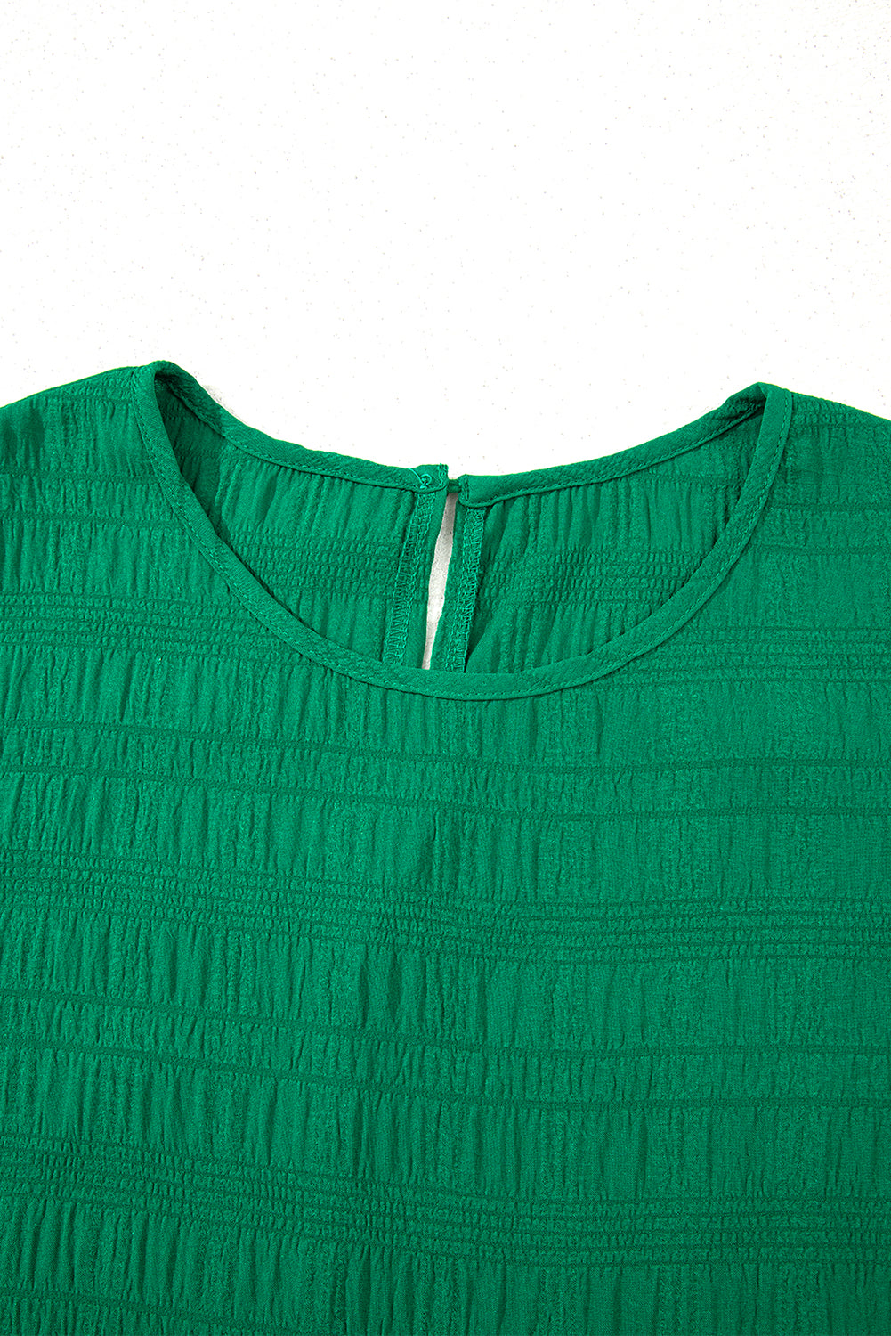 Textured Flutter Sleeve Ruffled Mini Dress eAura