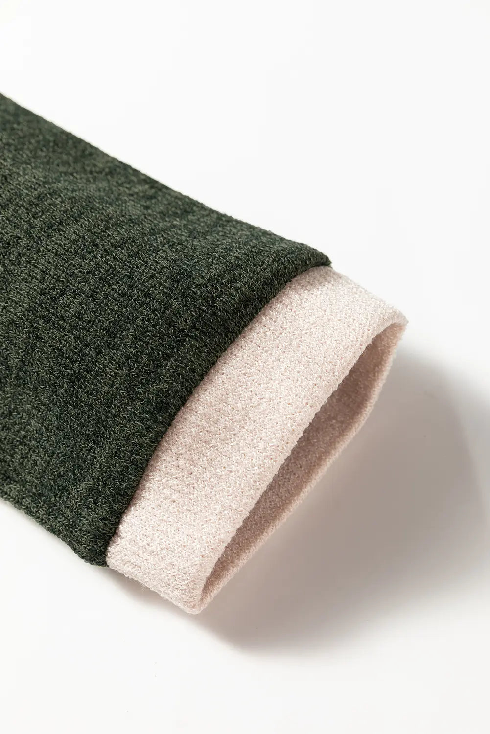 Contrast Colour Trim Knit Drop Shoulder Top
