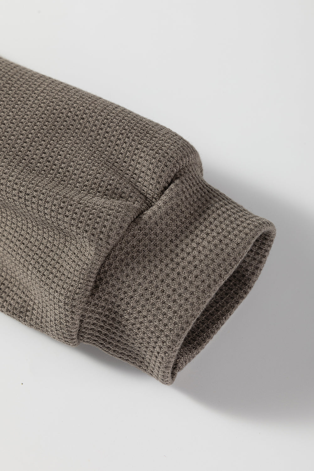 Waffle Knit Shirt Tunic Dress - eAura