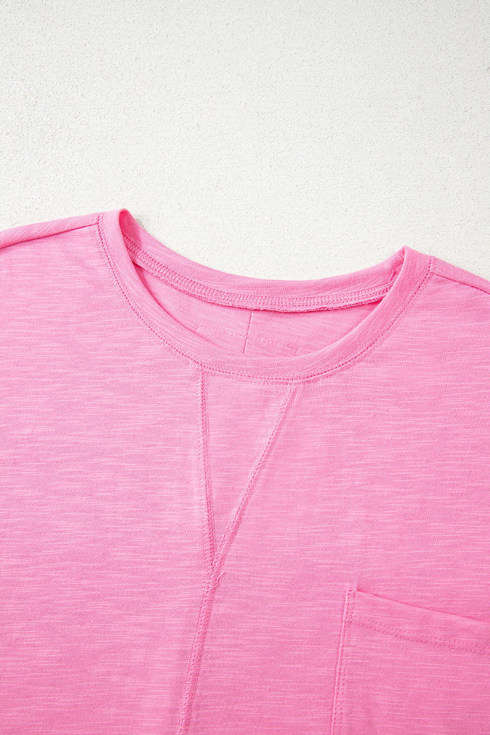 Pink Loose Fit Half Sleeve T Shirt and Skirt Set eAura