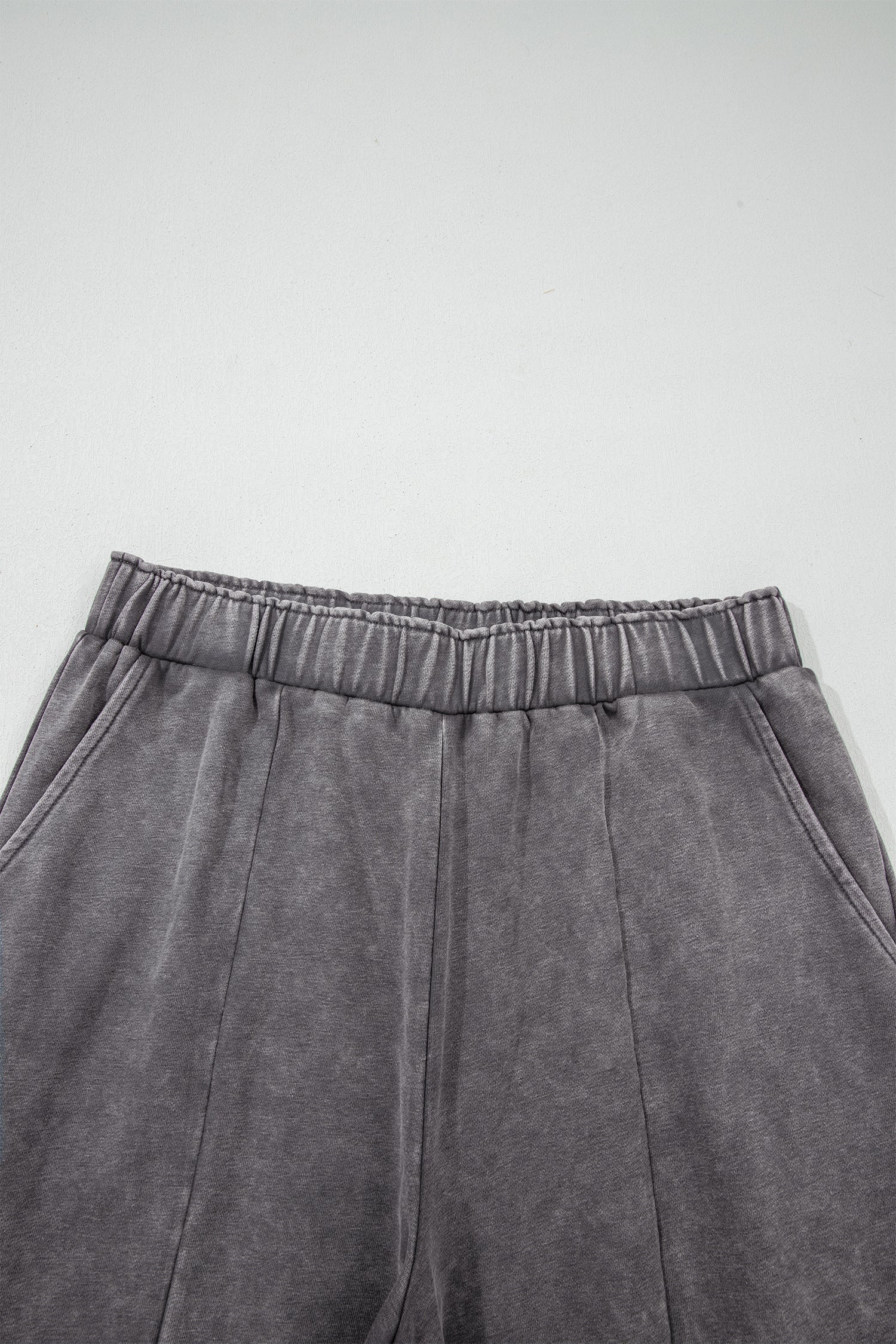 Mineral Wash Leopard Patchwork Trousers - eAura