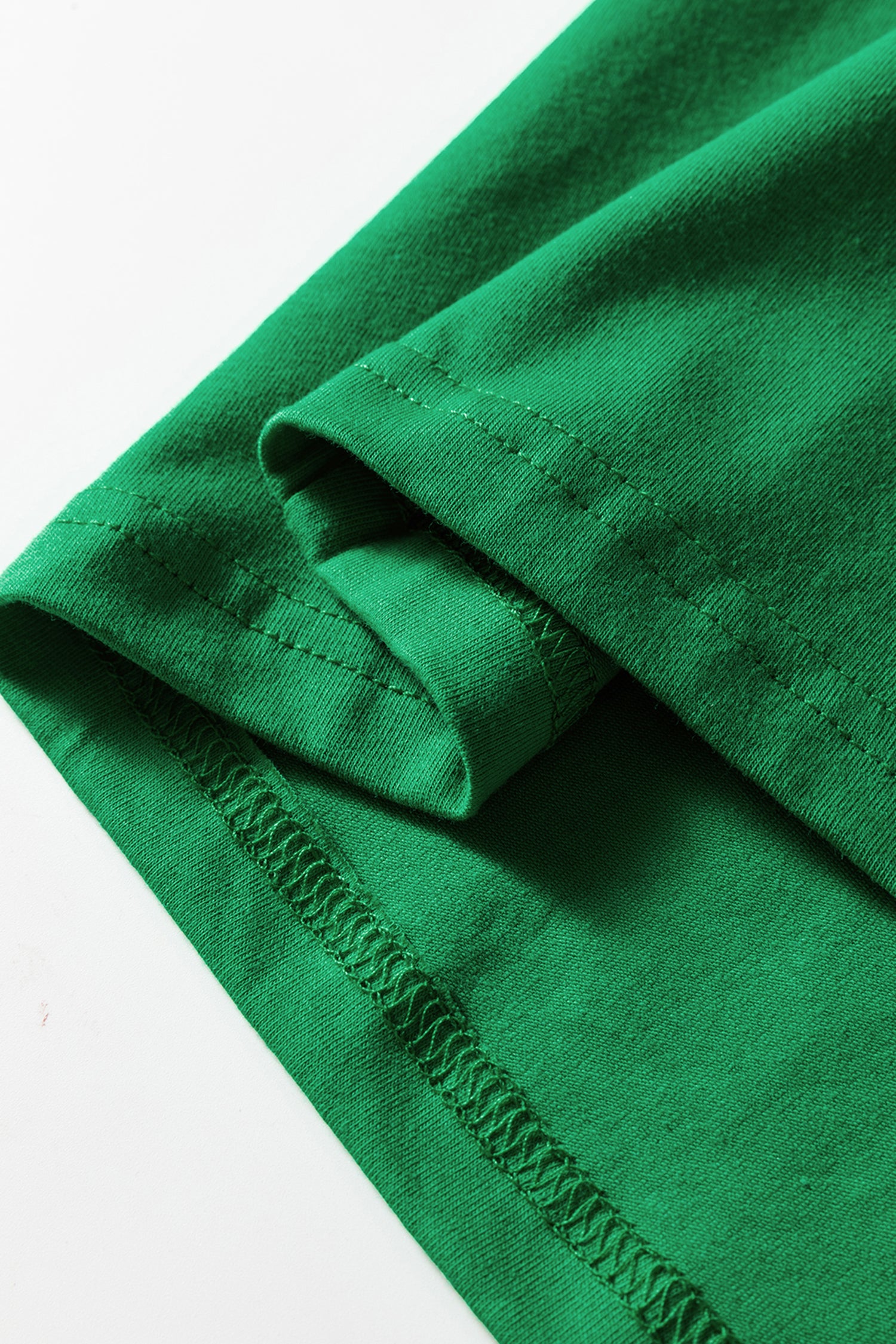 Varsity Striped Accent Contrast Crew Neck Long Sleeve T-Shirt - Tops/Long Tops