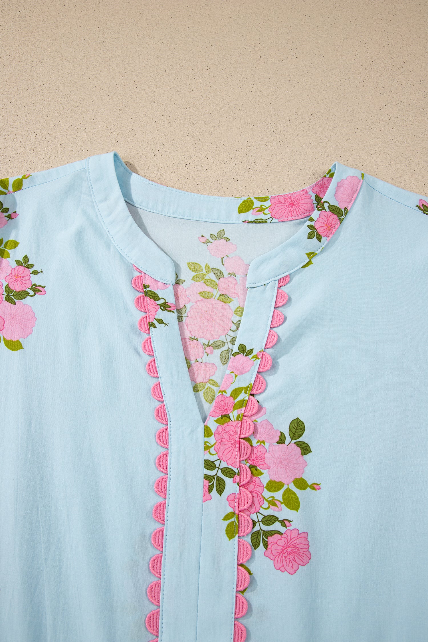 Floral Print Flutter Sleeve Maxi Dress