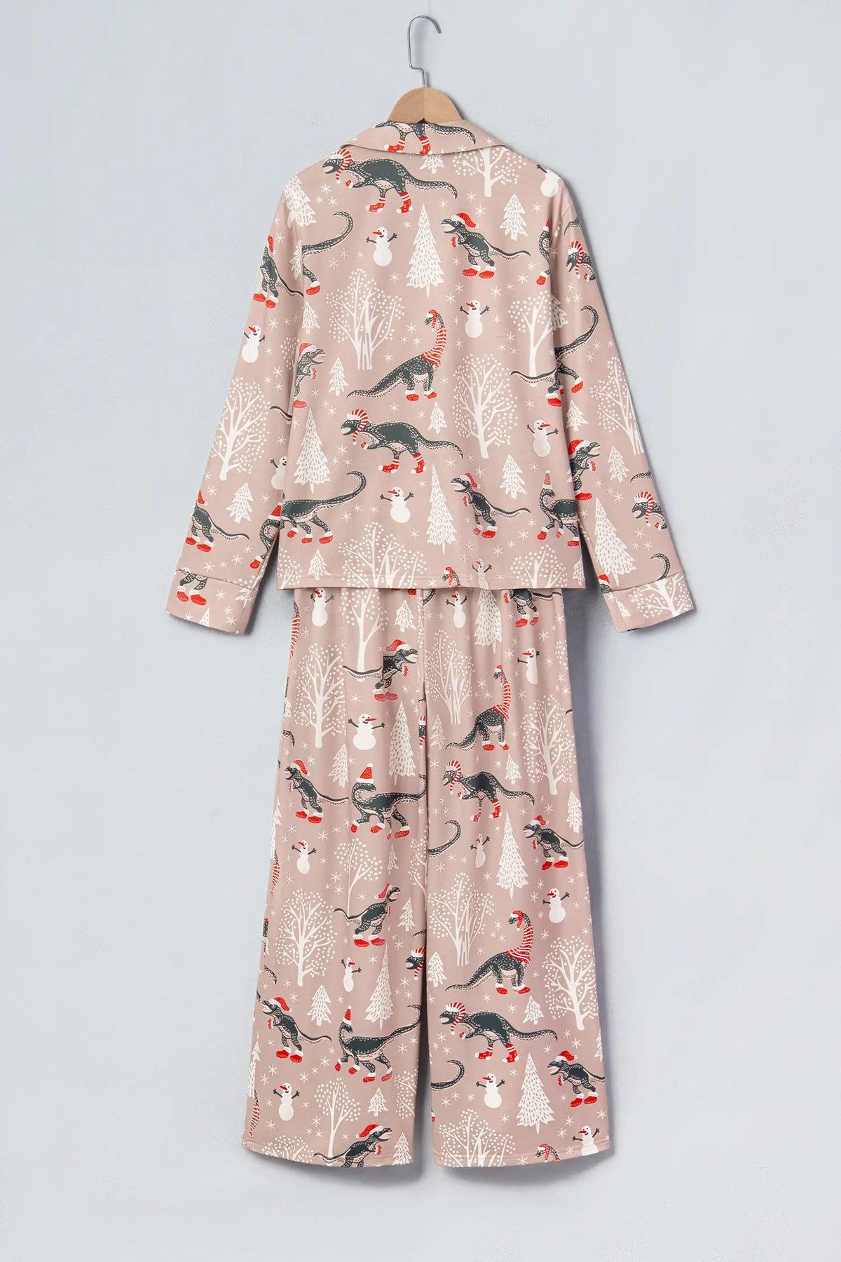 Two Piece Lounge Set Long Sleeve Abstract Print