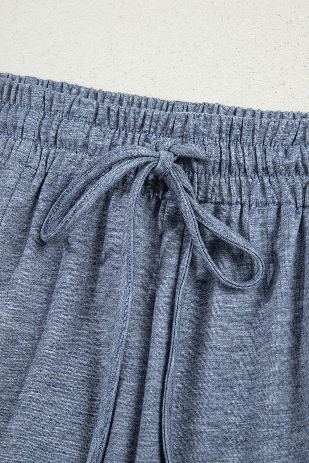 Wide Leg Drawstring Elastic Waistband Trousers - BB Fashion Outlet