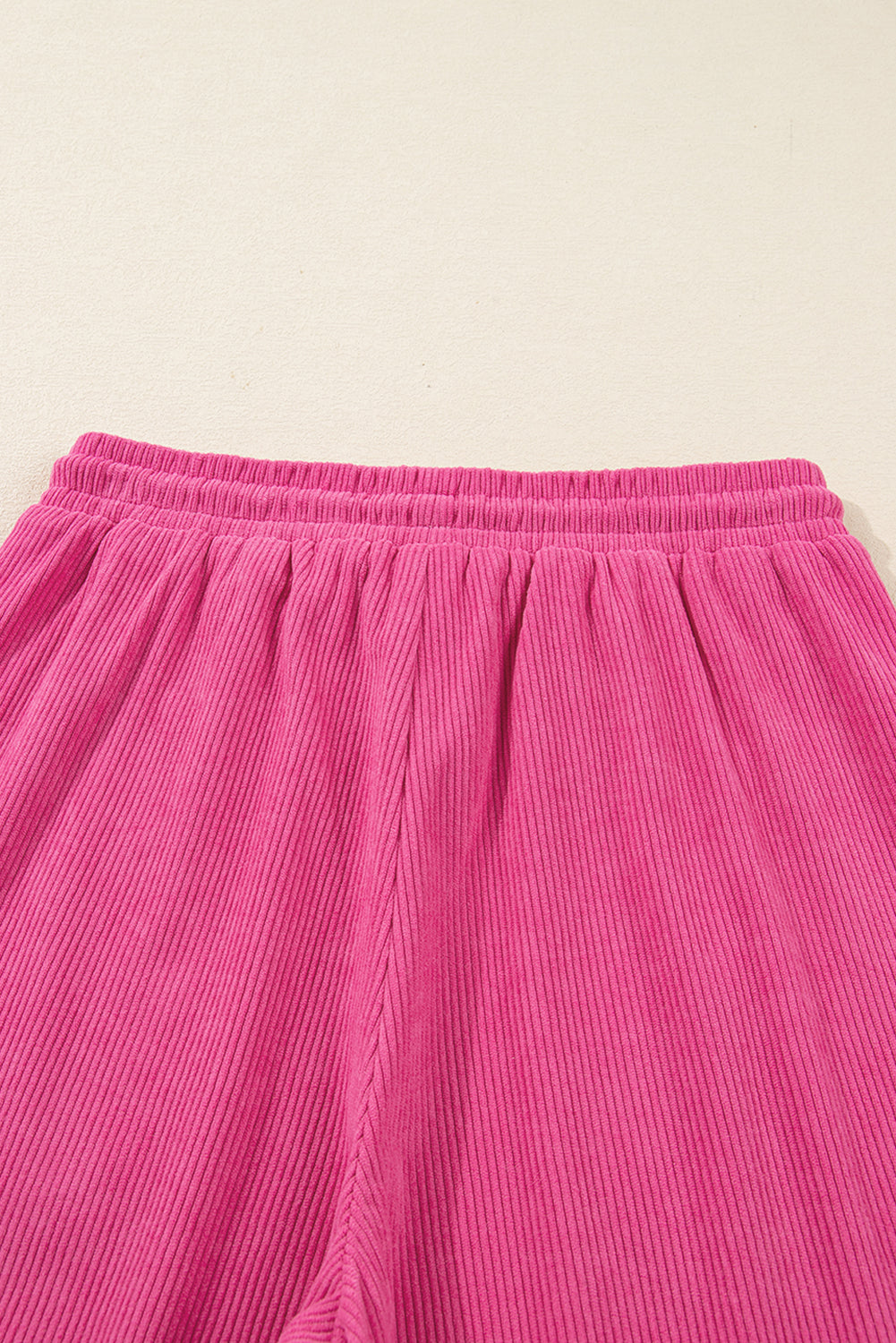 Half Button Pullover Drawstring Trousers Soft Corduroy Co-ord 2pcs Outfit eAura