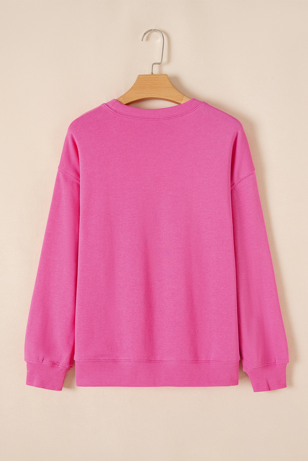 Bonbon Solid Classic Crewneck Pullover Sweatshirt eAura