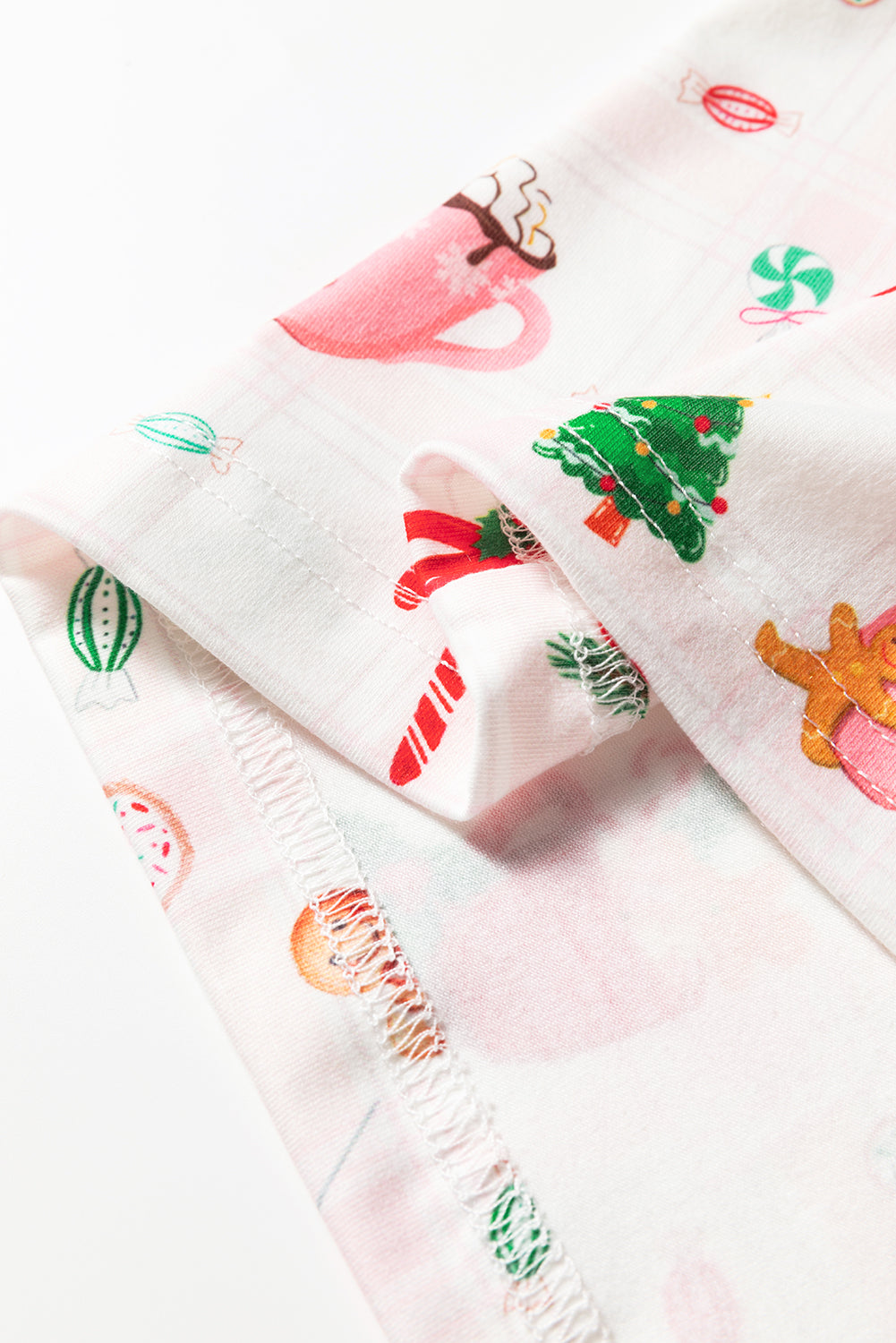 White Christmas Spirits Shirt and Shorts Pyjama Set - eAura