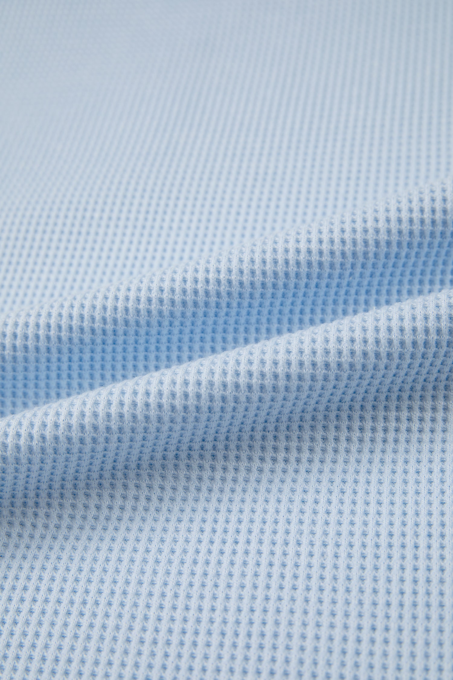 Raw Seam Waffle Knit Patchwork Casual T-Shirt