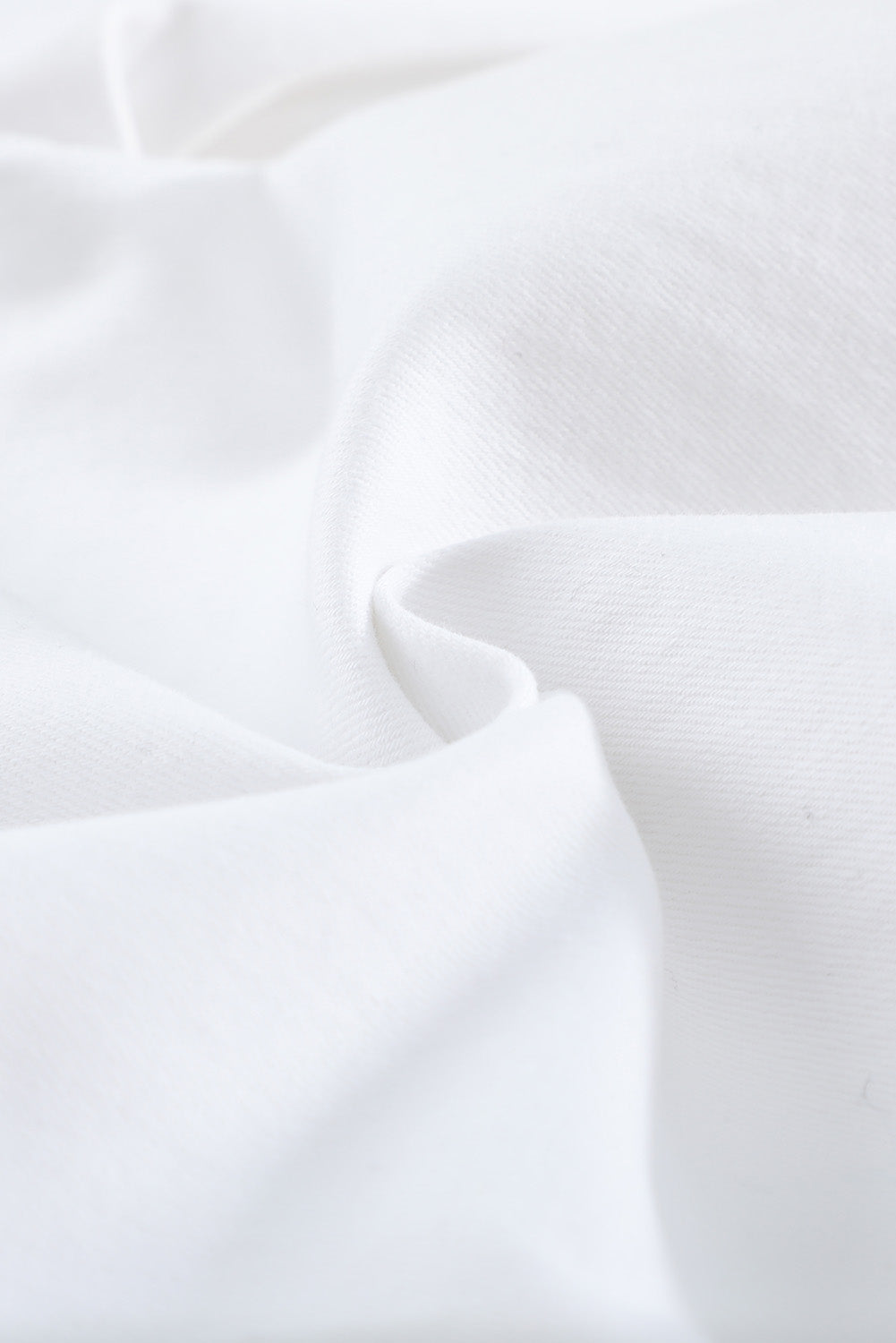 High Waist Buttons Frayed Cropped Denim Jeans - eAura