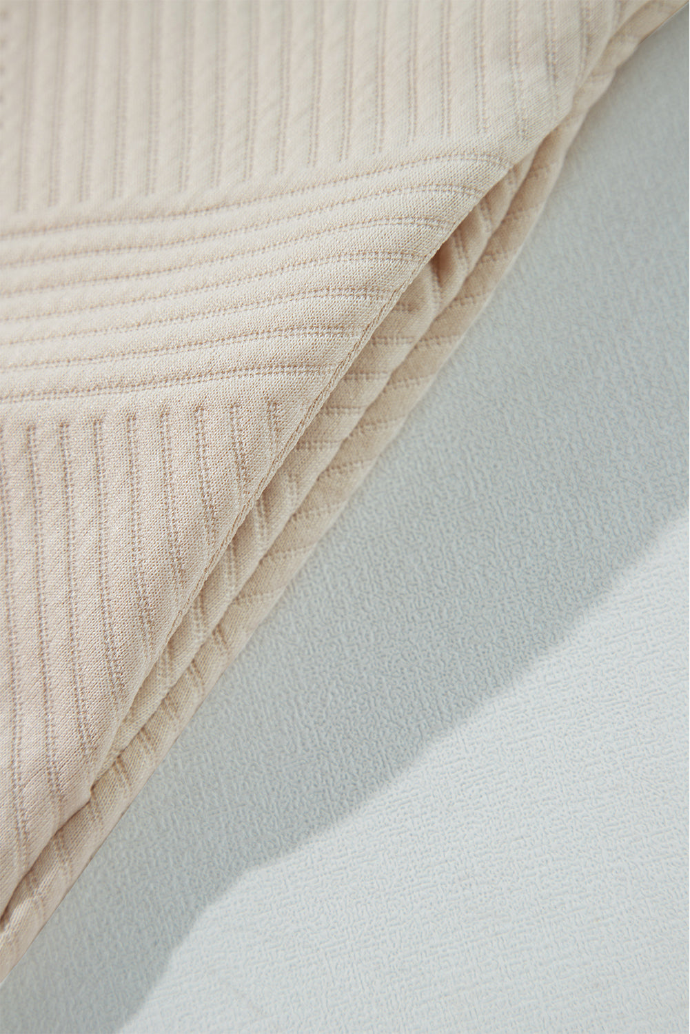 Textured Long Sleeve Shift Dress - Dresses/Mini Dresses