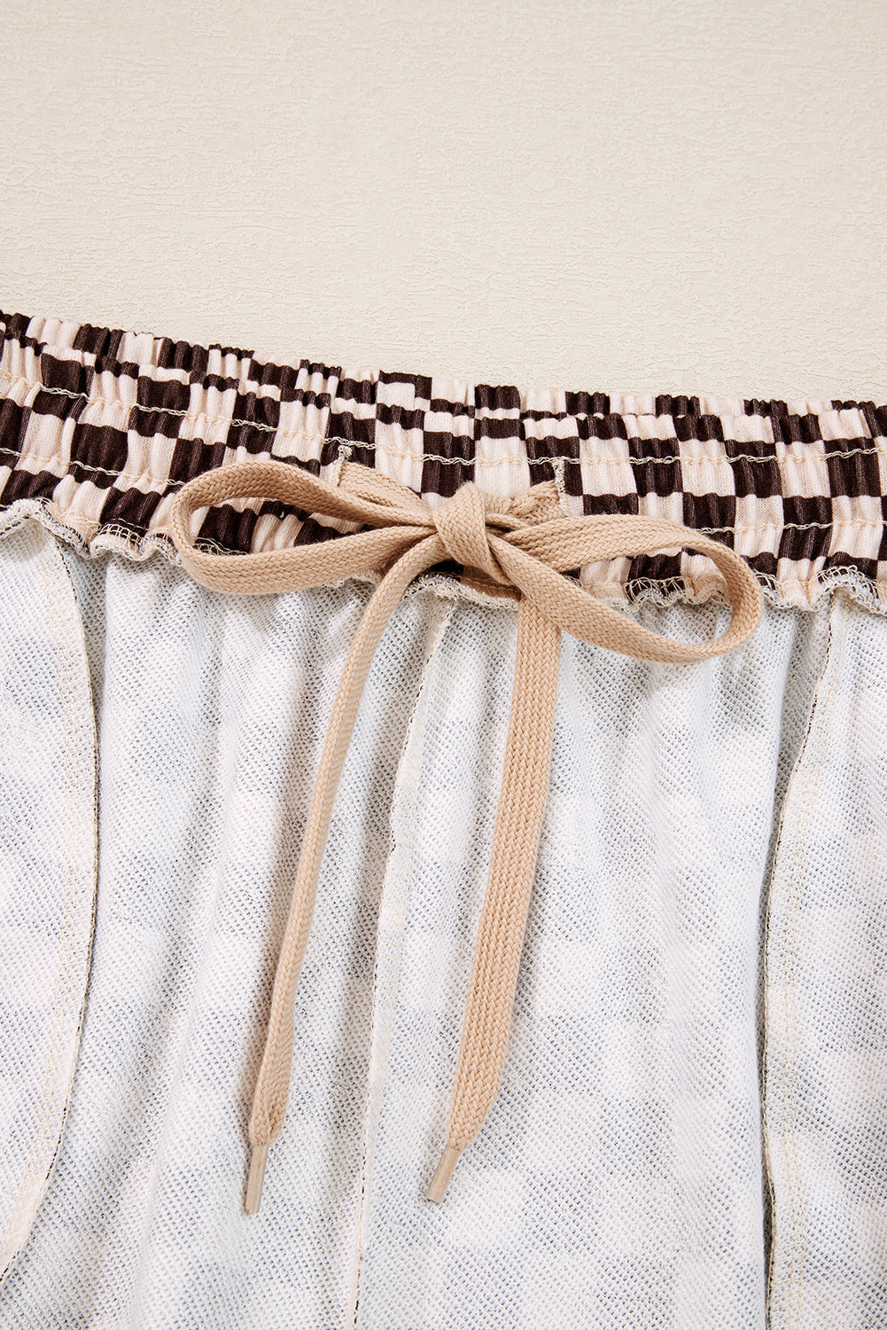 Black Checkered Co-ord Joggers Set eAura