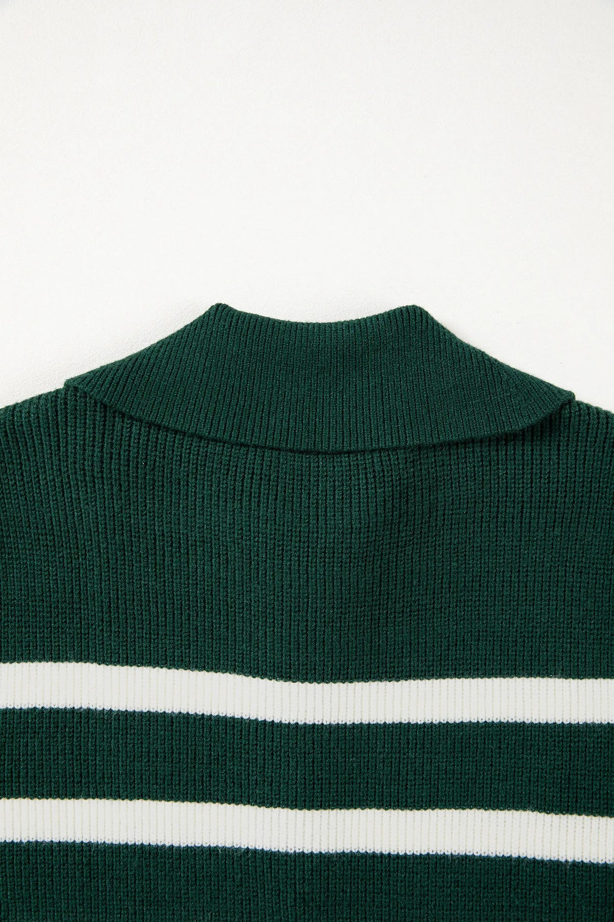 Ribbed Half Zip Collared Sweater Vest – Chicory Coffee