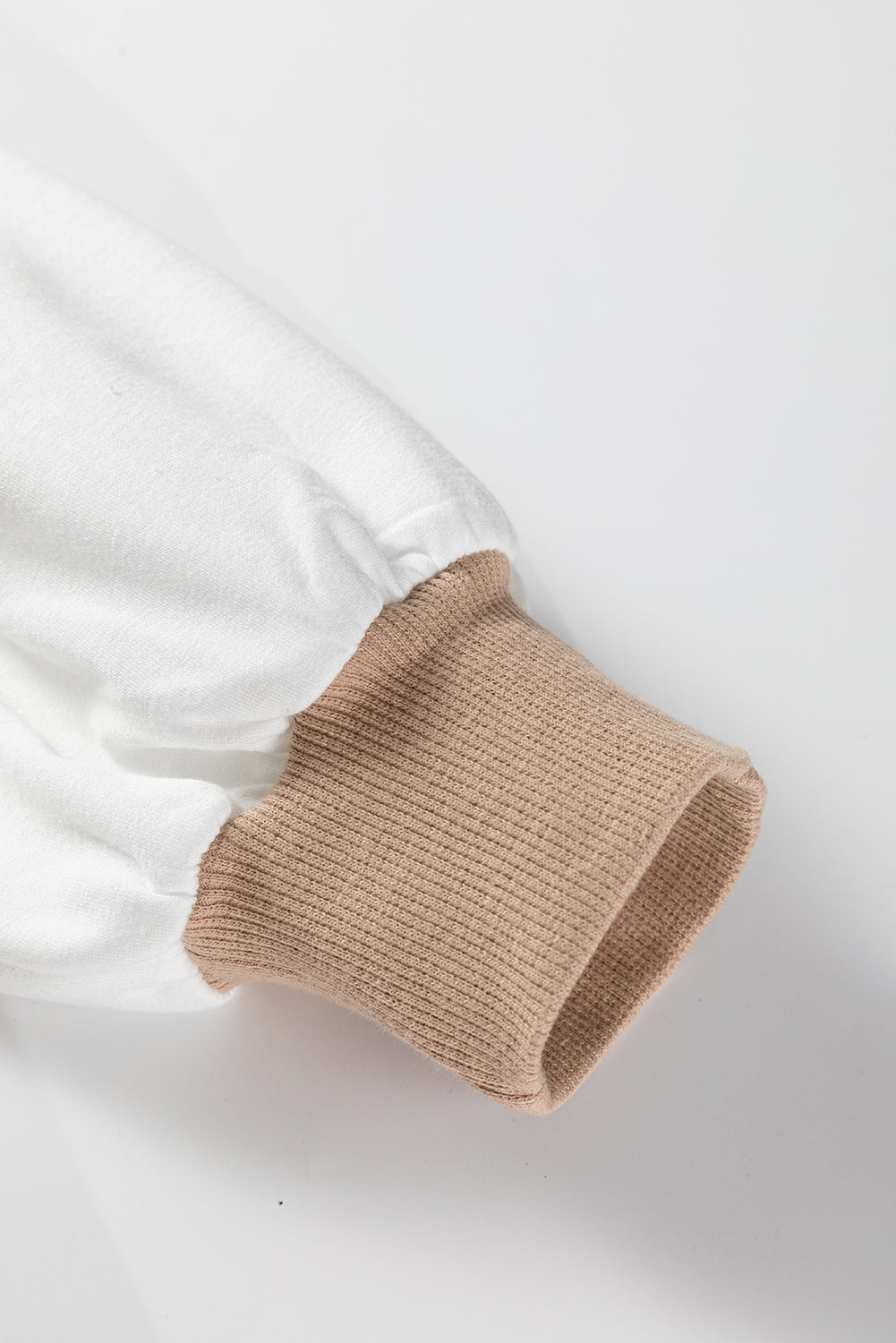 Striped Contrast Stitching Oversized Sweatshirt - eAura