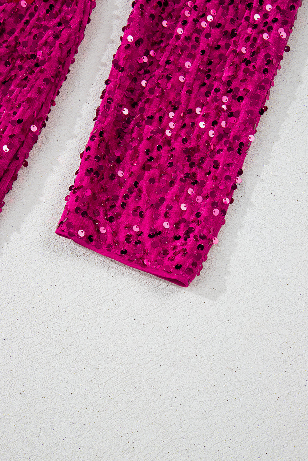 Sequin Long Sleeve V-Neck Wrapped Mini Dress - eAura