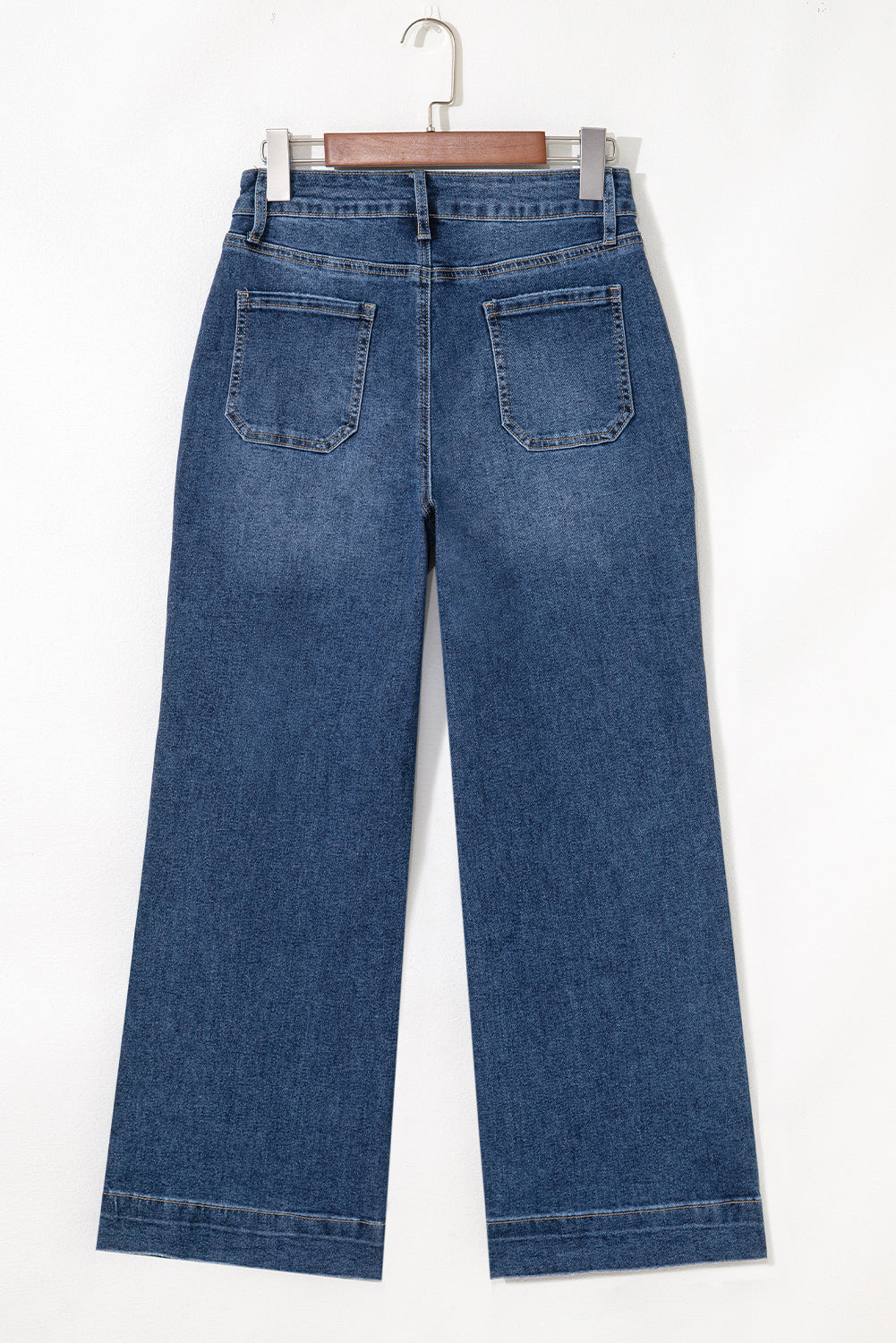 Ashleigh Blue Cropped High Rise Wide Leg Jeans eAura