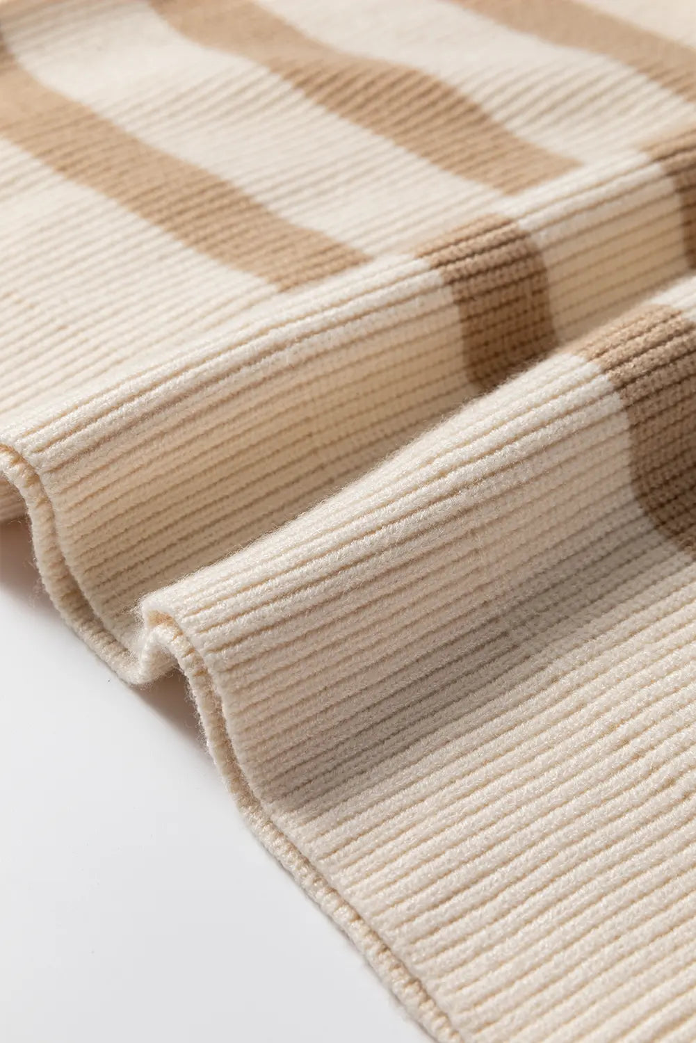 Ribbed Half Zip Collared Sweater Vest – Chicory Coffee