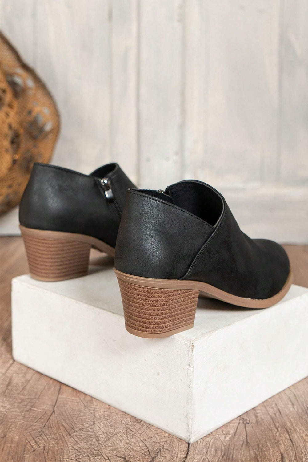 Coffee Suede Casual Ankle Boots - eAura