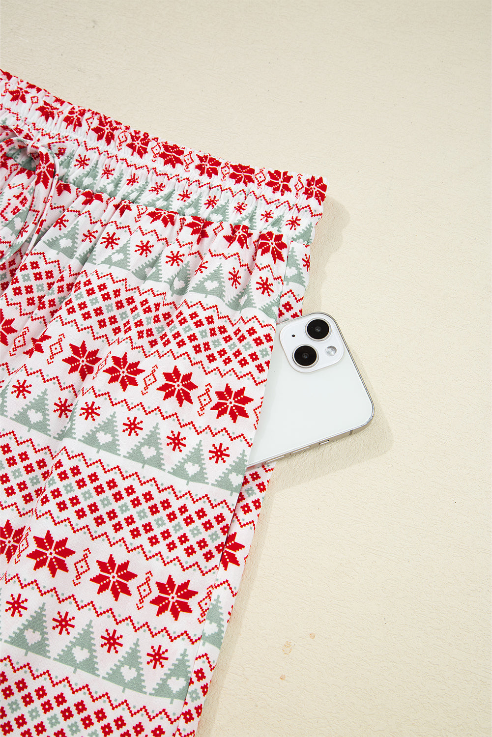 Christmas Print Shirt Pyjama Set - eAura