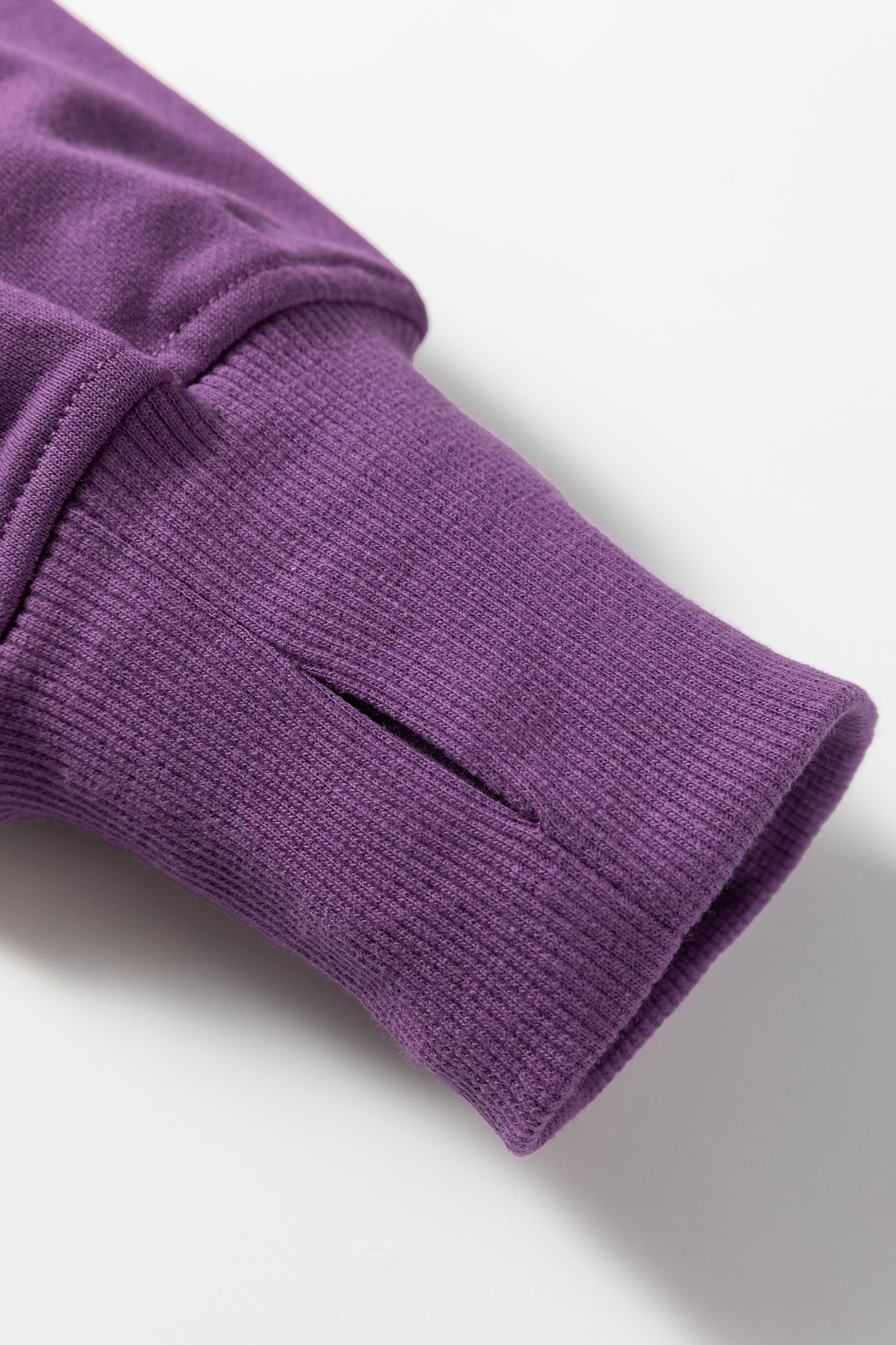 Oversize Slit Sweatshirt and Ribbed Leggings Co-ord Set - eAura