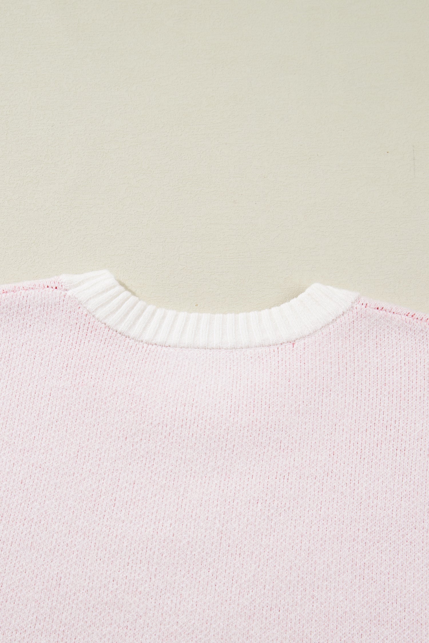 Cherry Pattern Drop Shoulder Sweater - Sweaters & Cardigans/Sweaters