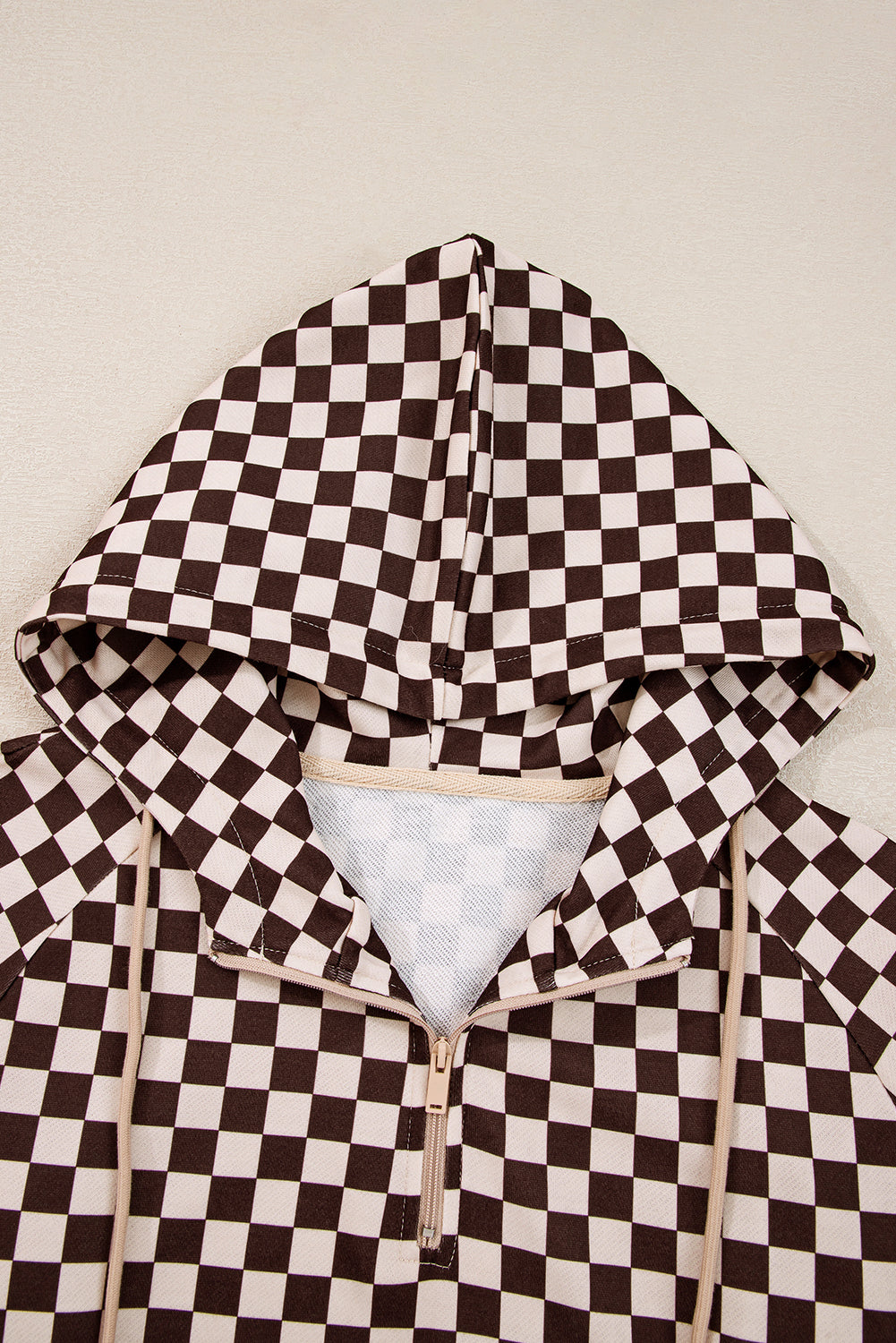 Black Checkered Co-ord Joggers Set eAura