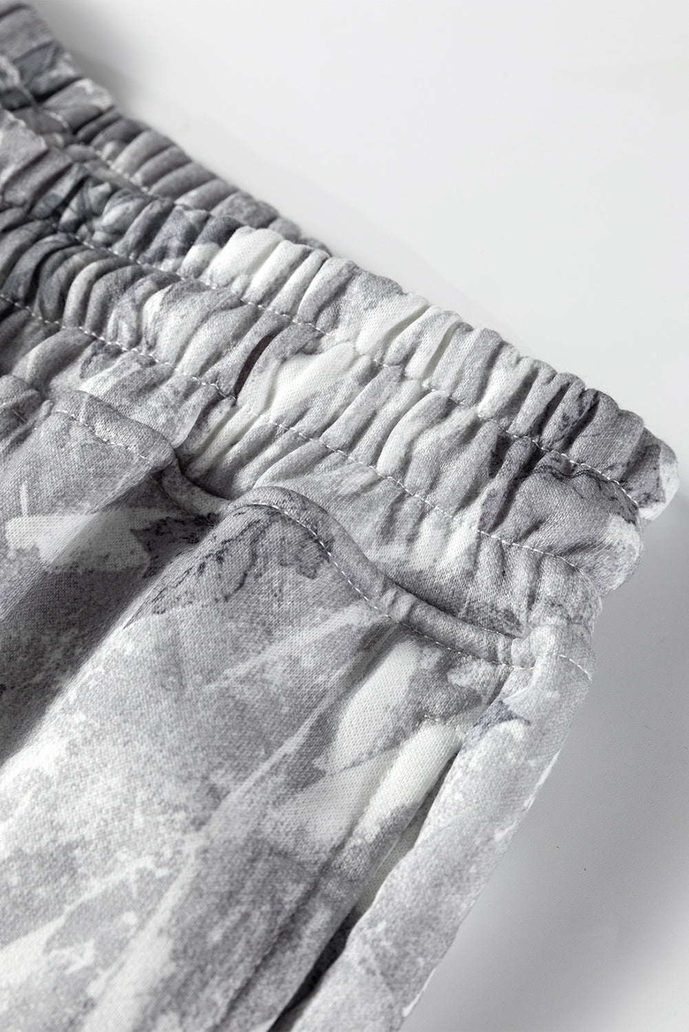 Camo Print Drawstring Elastic Waist Joggers - eAura